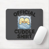 Tapis De Souris Cute Duck Couple Snuggle Cuddle (Avec souris)