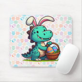 Tapis De Souris Cute, Easter bunny dinosaur Mouse Pad (Avec souris)