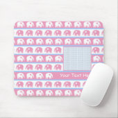 Tapis De Souris Cute Elephants Photo Mousepties (Avec souris)