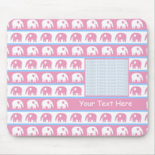Tapis De Souris Cute Elephants Photo Mousepties