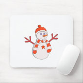 Tapis De Souris Cute étoile Snowman (Avec souris)