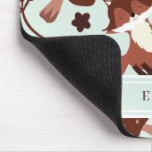 Tapis De Souris Cute Fox Whimsical (Coin)