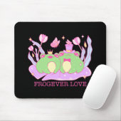 Tapis De Souris Cute Frog - Frogever Love (Avec souris)