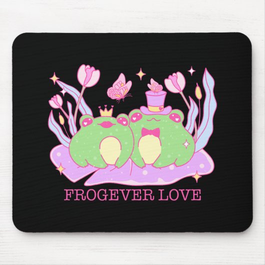 Tapis De Souris Cute Frog - Frogever Love (Devant)