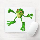 Tapis De Souris Cute Froggy verte (Avec souris)