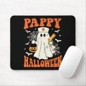 Tapis De Souris Cute Funny Boo Ghost Nurses Pappy Halloween Obgyn  (Avec souris)