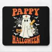 Tapis De Souris Cute Funny Boo Ghost Nurses Pappy Halloween Obgyn  (Devant)