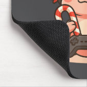 Tapis De Souris Cute Gamer Axolotl Christmas Design (Coin)