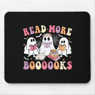Tapis De Souris Cute Ghost Book Lire plus Livres Drôle Enseignants