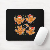 Tapis De Souris Cute Gingerbread Bats Soky Christmas Cookie Graphi (Avec souris)