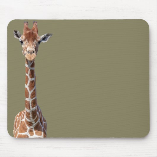 Tapis De Souris Cute giraffe face (Devant)
