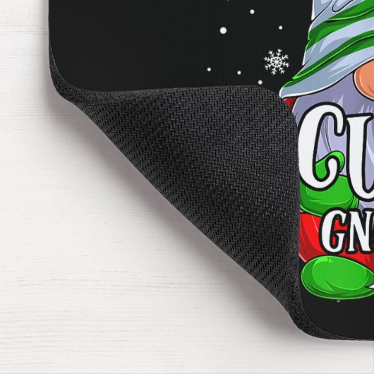 Tapis De Souris Cute Gnome Christmas Pajamas Matching Family Group (Coin)