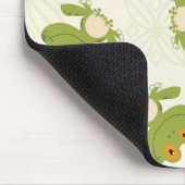 Tapis De Souris Cute Green Frog (Coin)