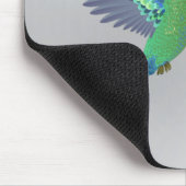 Tapis De Souris Cute Green Hummingbird Cherry Blossom Ajouter Nom (Coin)