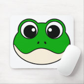 Tapis De Souris Cute grenouille souriante (Avec souris)