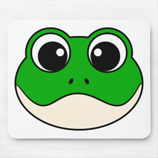 Tapis De Souris Cute grenouille souriante (Devant)