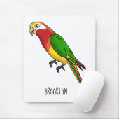 Tapis De Souris Cute happy parrot (Avec souris)
