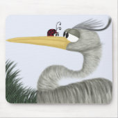 Tapis De Souris Cute Heron et Ladybug (Devant)