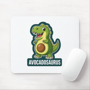 Tapis De Souris Cute Kawaii Avocadosaurus Dinosaure Pun Drôle