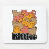 Tapis De Souris Cute Kitties Design - Cat Art adorable (Devant)