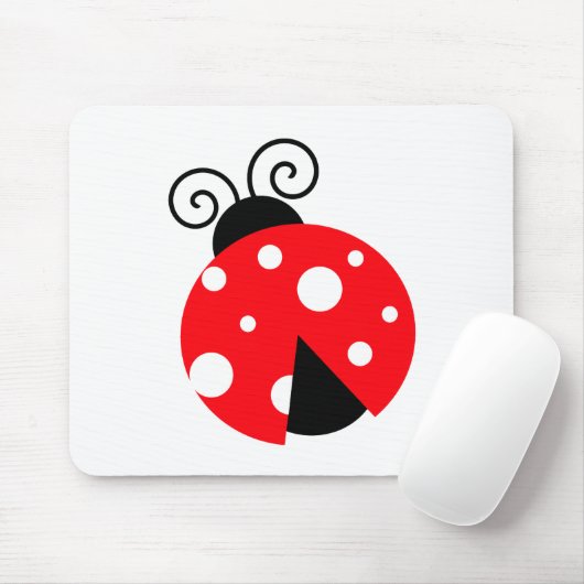 Tapis De Souris Cute Ladybug (Avec souris)