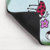 Tapis De Souris Cute Ladybug Professant Sa Peinture D'Amour (Coin)