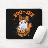 Tapis De Souris Cute Leopard Boo Jee Ghost Coffee Halloween Costum (Avec souris)