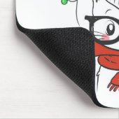 Tapis De Souris Cute little cat with (Coin)