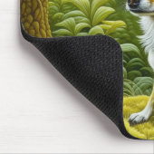 Tapis De Souris Cute Little Chihuahua Assis dans les bois (Coin)