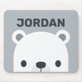 Tapis De Souris Cute Little Polar Bear (Devant)