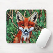 Tapis De Souris Cute Little Wilderness Fox (Avec souris)