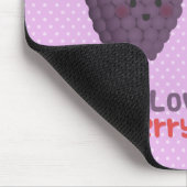 Tapis De Souris Cute Lote You Berry Beaucoup Romantique Pun (Coin)