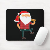 Tapis De Souris Cute Lumberjack Santa Funny Ugly Christmas Axe Hat (Avec souris)