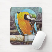 TAPIS DE SOURIS CUTE MACAW (Avec souris)