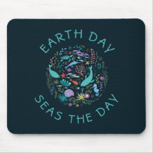 Cute Marine Sea Life Pun "Seas the Day" Jour des t