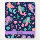 Tapis De Souris Cute Mermaid Pattern (Devant)