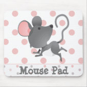 Tapis De Souris Cute Mouse Polka (Devant)