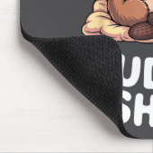 Tapis De Souris Cute Nesting Beavers This Is Our Cuddle  (Coin)