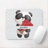 Tapis De Souris Cute Panda (Avec souris)