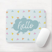 Tapis De Souris Cute Pastel Hello (Avec souris)