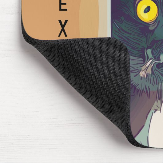 Tapis De Souris Cute Peeeking Cat Conception Souris Pad (Coin)