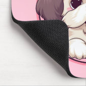 Tapis De Souris Cute Peeking Chih Tzu Chien (Coin)