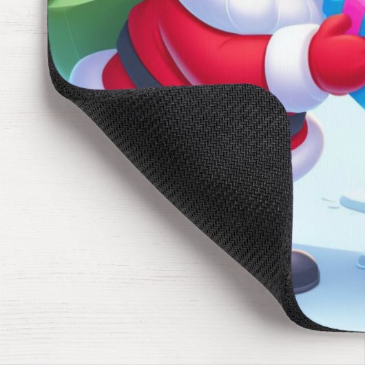Tapis De Souris Cute Père Noël et Snowman (Coin)
