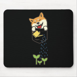 Tapis De Souris Cute Pocket Shiba Inu Chemise Amoureux des chiens