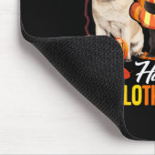 Tapis De Souris Cute Pug Happy Hallothanksmas Halloween Thanksgivi (Coin)