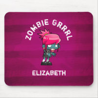 Cute Punk Rock Zombie Grrl Personnalisé
