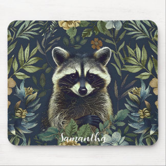 Tapis De Souris Cute Racoon Bandit en sous-croissance