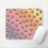 Tapis De Souris Cute Rainbow Poop Emoji Ice Cream Cone Motif (Avec souris)