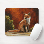 Tapis De Souris Cute Red Fox (Avec souris)