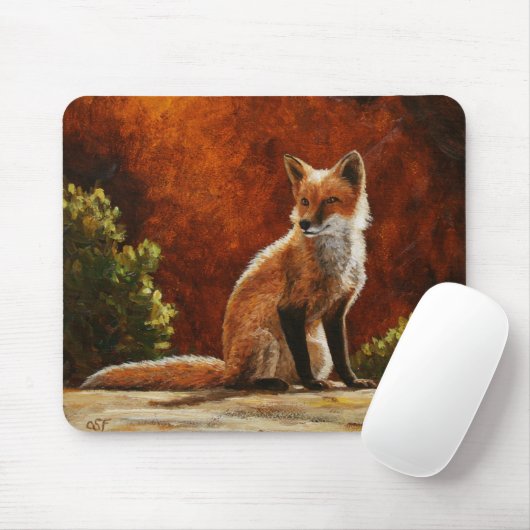 Tapis De Souris Cute Red Fox (Avec souris)